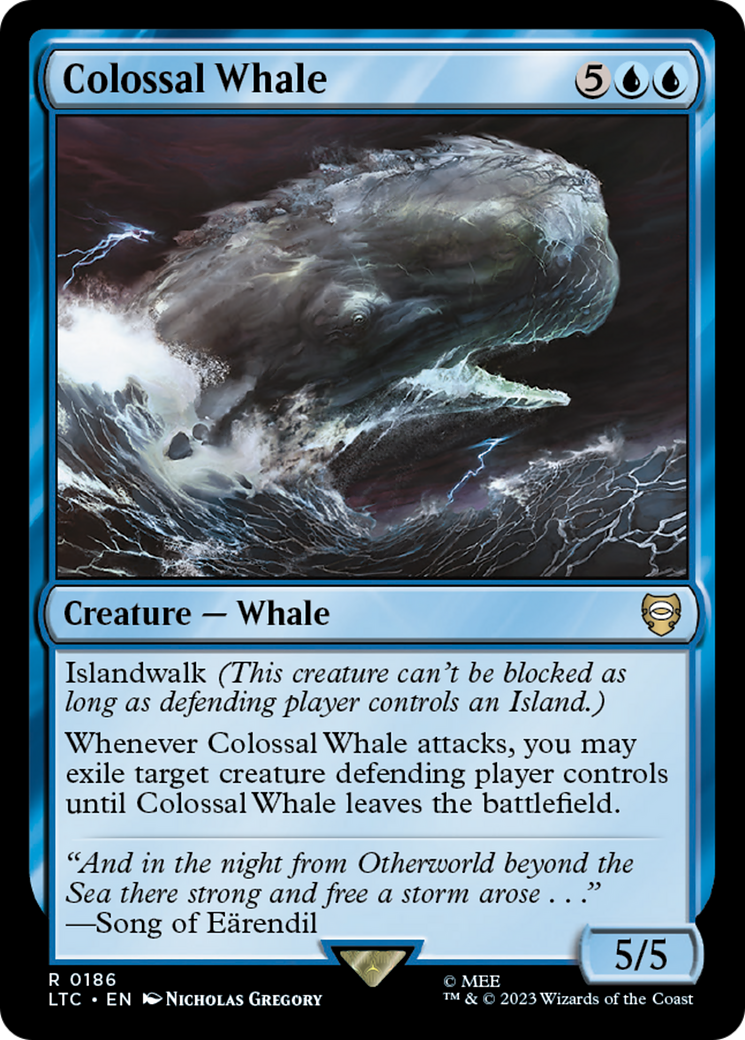 Colossal Whale [The Lord of the Rings: Tales of Middle-Earth Commander] | Tables and Towers