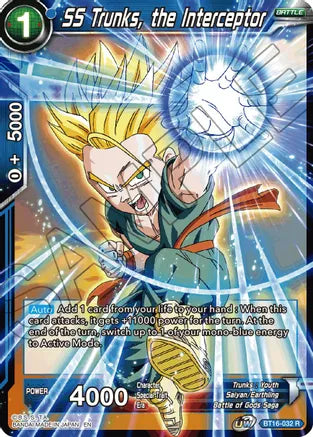 SS Trunks, the Interceptor (BT16-032) [Realm of the Gods] | Tables and Towers