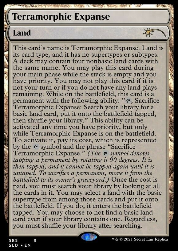 Terramorphic Expanse (Full Text) [Secret Lair Drop Promos] | Tables and Towers