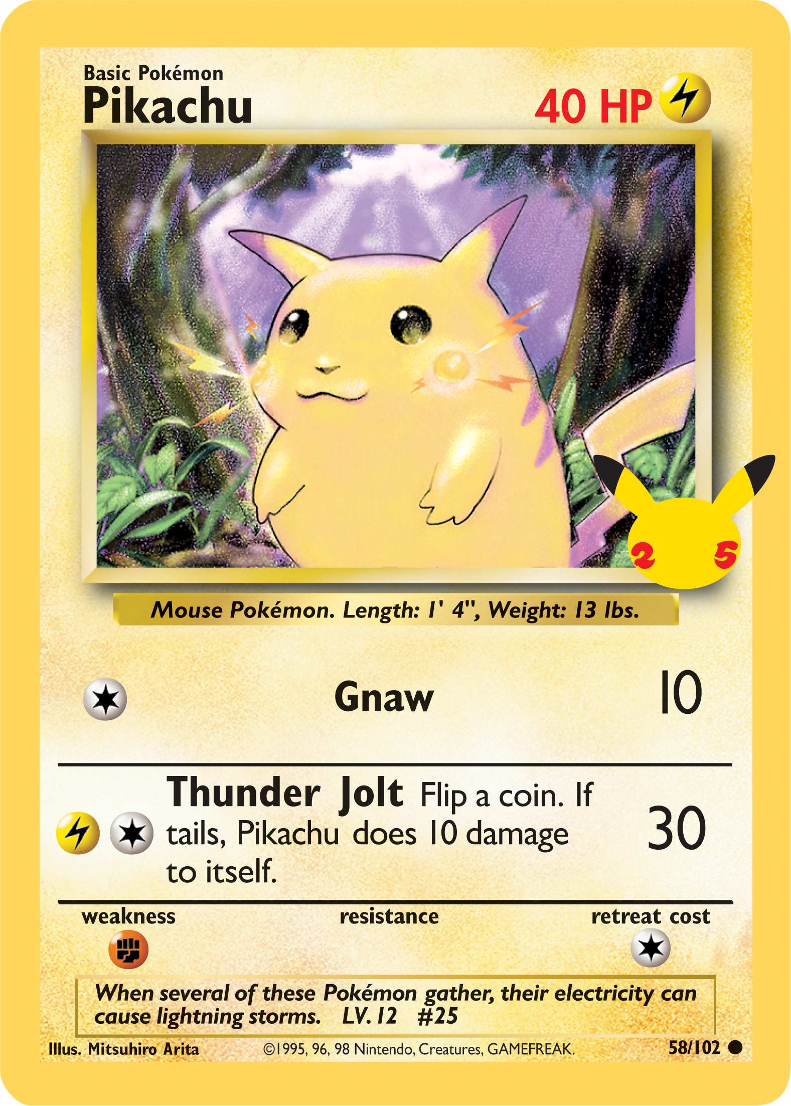 Pikachu (58/102) (Jumbo Card) [First Partner Pack] | Tables and Towers