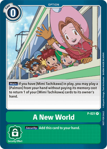 A New World [P-021] [Promotional Cards] | Tables and Towers