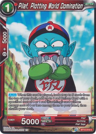 Pilaf, Plotting World Domination (BT10-019) [Rise of the Unison Warrior 2nd Edition] | Tables and Towers