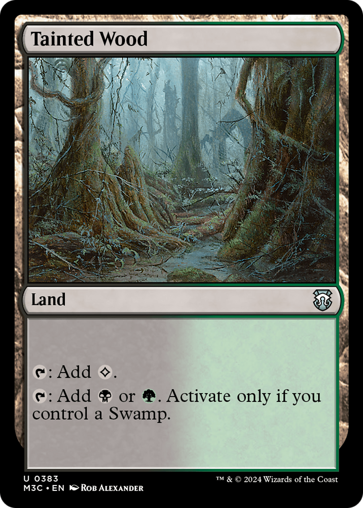 Tainted Wood (Ripple Foil) [Modern Horizons 3 Commander] | Tables and Towers