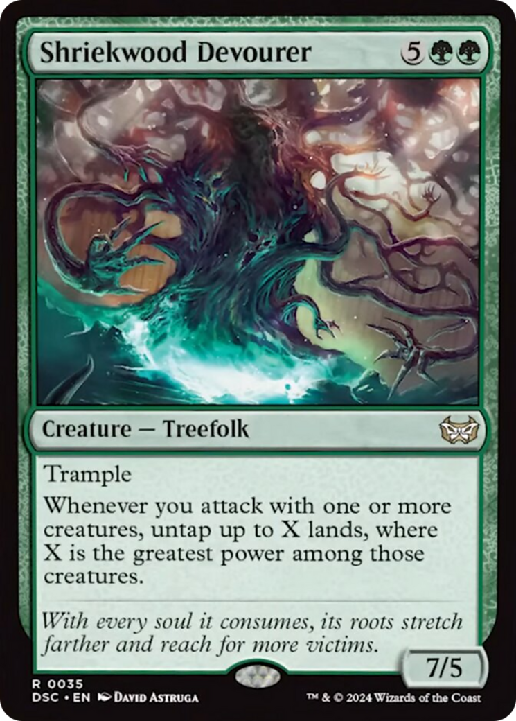 Shriekwood Devourer (Extended Art) [Duskmourn: House of Horror Commander] | Tables and Towers