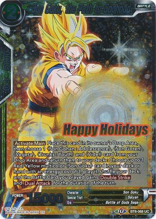 Son Goku, the Path to Godhood (Gift Box 2019) (BT8-068) [Promotion Cards] | Tables and Towers