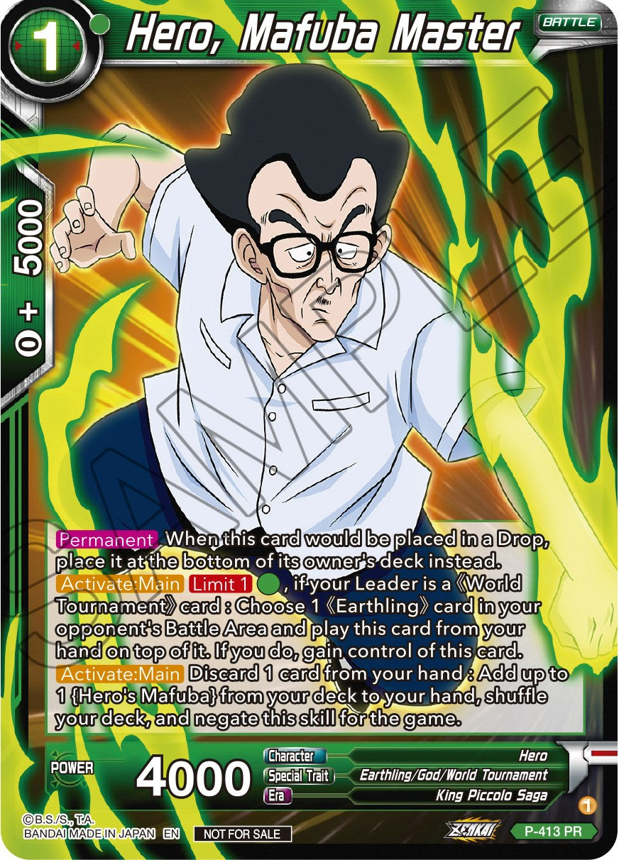 Hero, Mafuba Master (Zenkai Series Tournament Pack Vol.1) (P-413) [Tournament Promotion Cards] | Tables and Towers