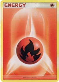 Fire Energy (2007 Unnumbered D P Style) [League & Championship Cards] | Tables and Towers