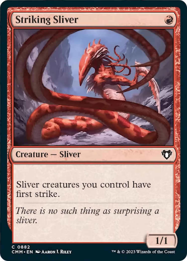 Striking Sliver [Commander Masters] | Tables and Towers