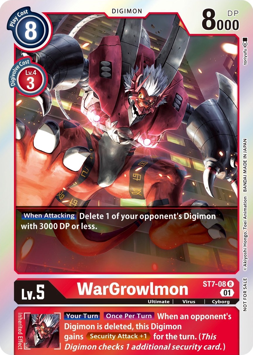 WarGrowlmon [ST7-08] (Gen Con 2022) [Starter Deck: Gallantmon Promos] | Tables and Towers