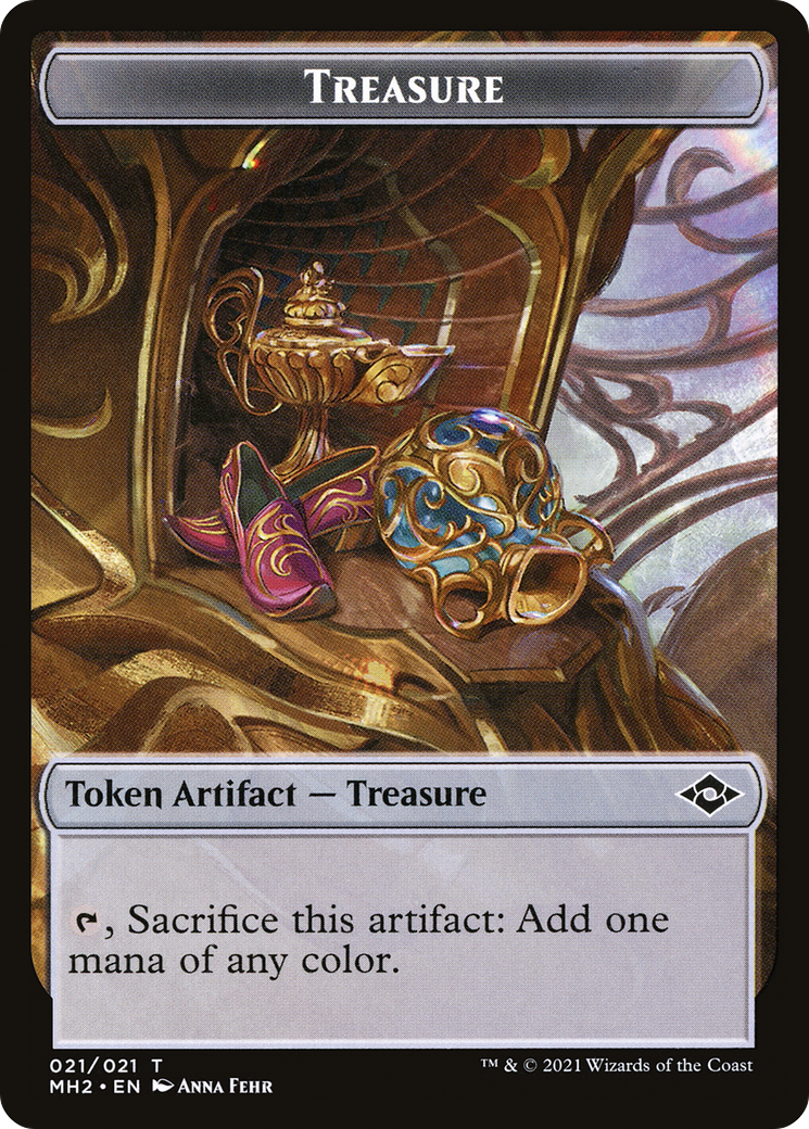 Treasure // Daretti Emblem Double-Sided Token [Secret Lair Drop Series] | Tables and Towers