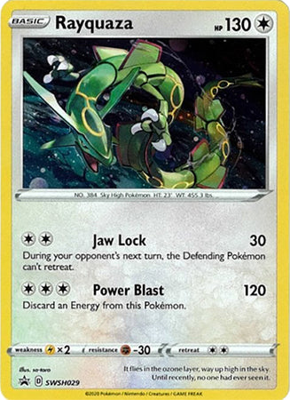 Rayquaza (SWSH029) [Sword & Shield: Black Star Promos] | Tables and Towers