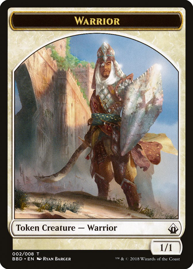 Warrior Token [Battlebond Tokens] | Tables and Towers