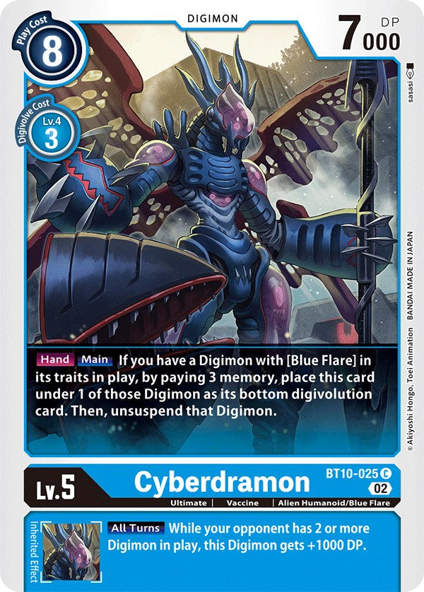 Cyberdramon [BT10-025] [Xros Encounter] | Tables and Towers