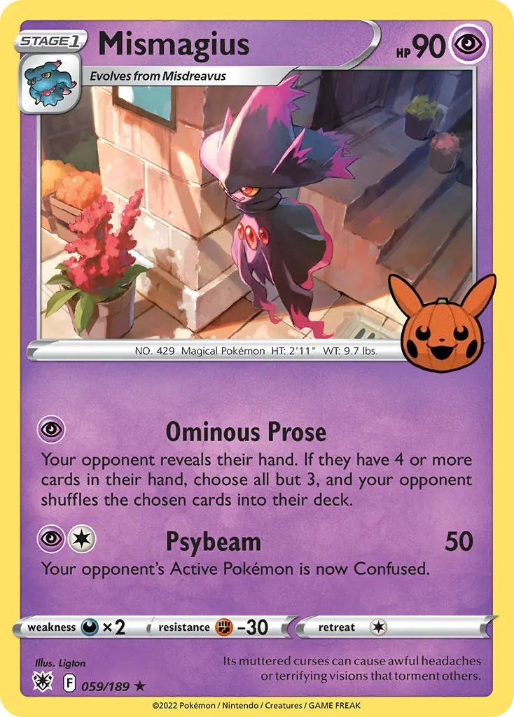 Mismagius (059/189) [Trick or Trade] | Tables and Towers