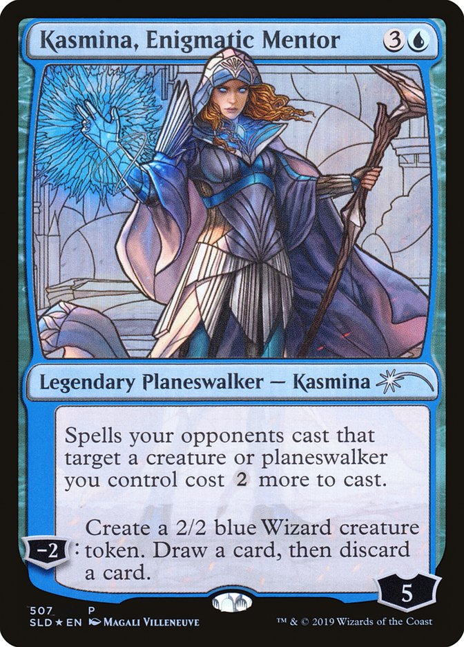 Kasmina, Enigmatic Mentor (Stained Glass) [Secret Lair Drop Promos] | Tables and Towers