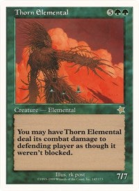 Thorn Elemental (Oversized) [Oversize Cards] | Tables and Towers