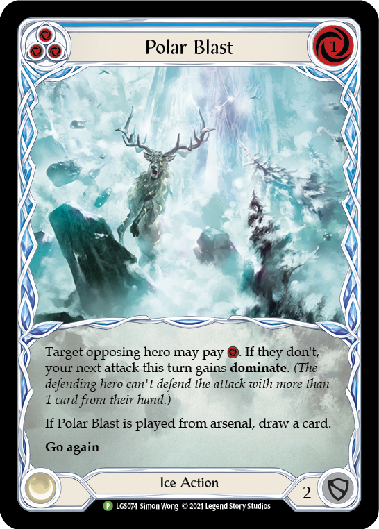 Polar Blast (Blue) [LGS074] (Promo)  Rainbow Foil | Tables and Towers