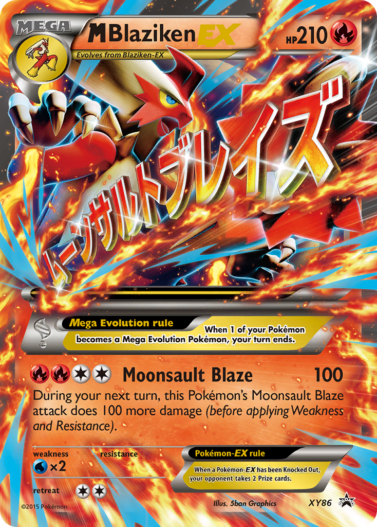 M Blaziken EX (XY86) [XY: Black Star Promos] | Tables and Towers