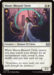 Moon-Blessed Cleric [Duskmourn: House of Horror Commander] | Tables and Towers