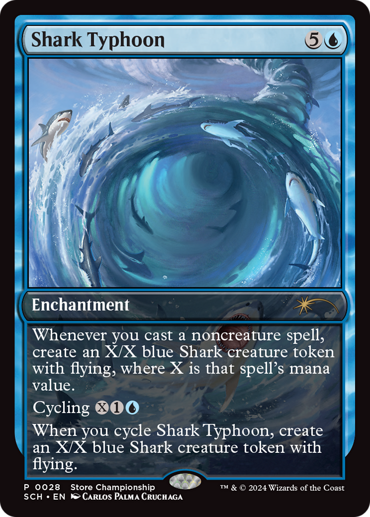 Shark Typhoon (Store Championship) [Bloomburrow Promos] | Tables and Towers