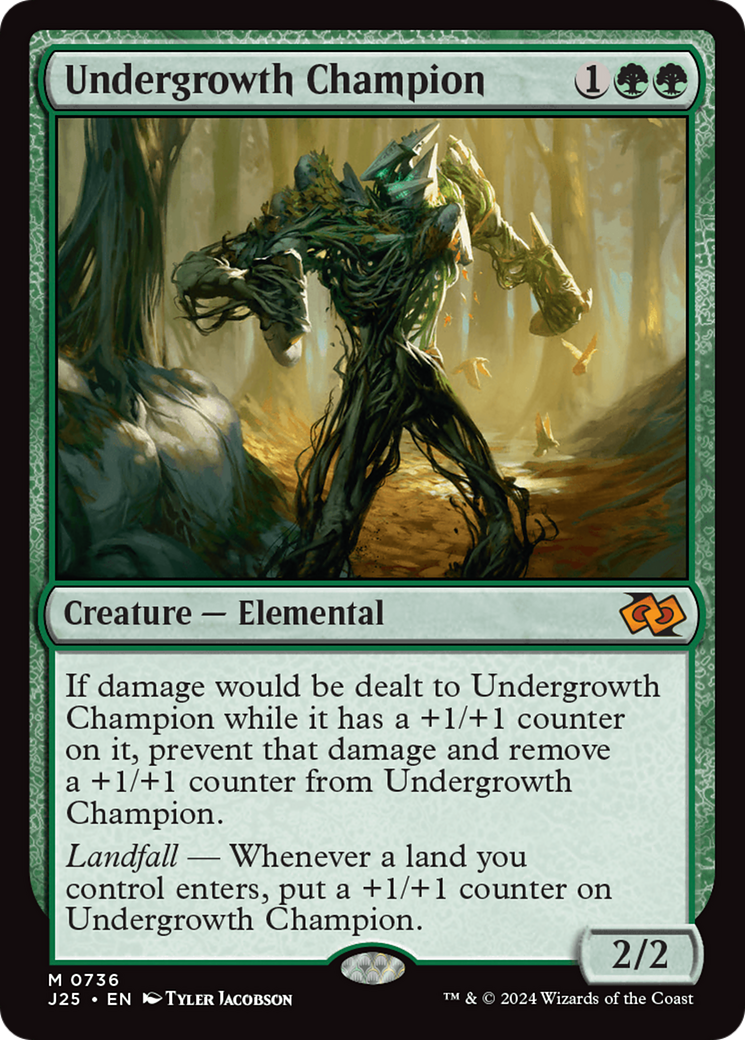 Undergrowth Champion [Foundations Jumpstart] | Tables and Towers