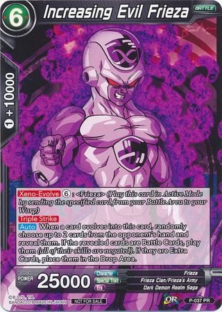 Increasing Evil Frieza (P-037) [Promotion Cards] | Tables and Towers