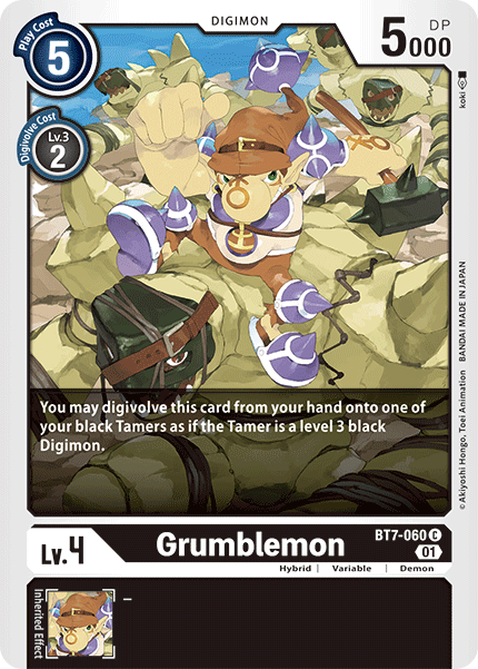 Grumblemon [BT7-060] [Next Adventure] | Tables and Towers