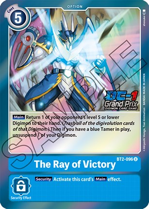 The Ray of Victory [BT2-096] (DC-1 Grand Prix) [Release Special Booster Promos] | Tables and Towers