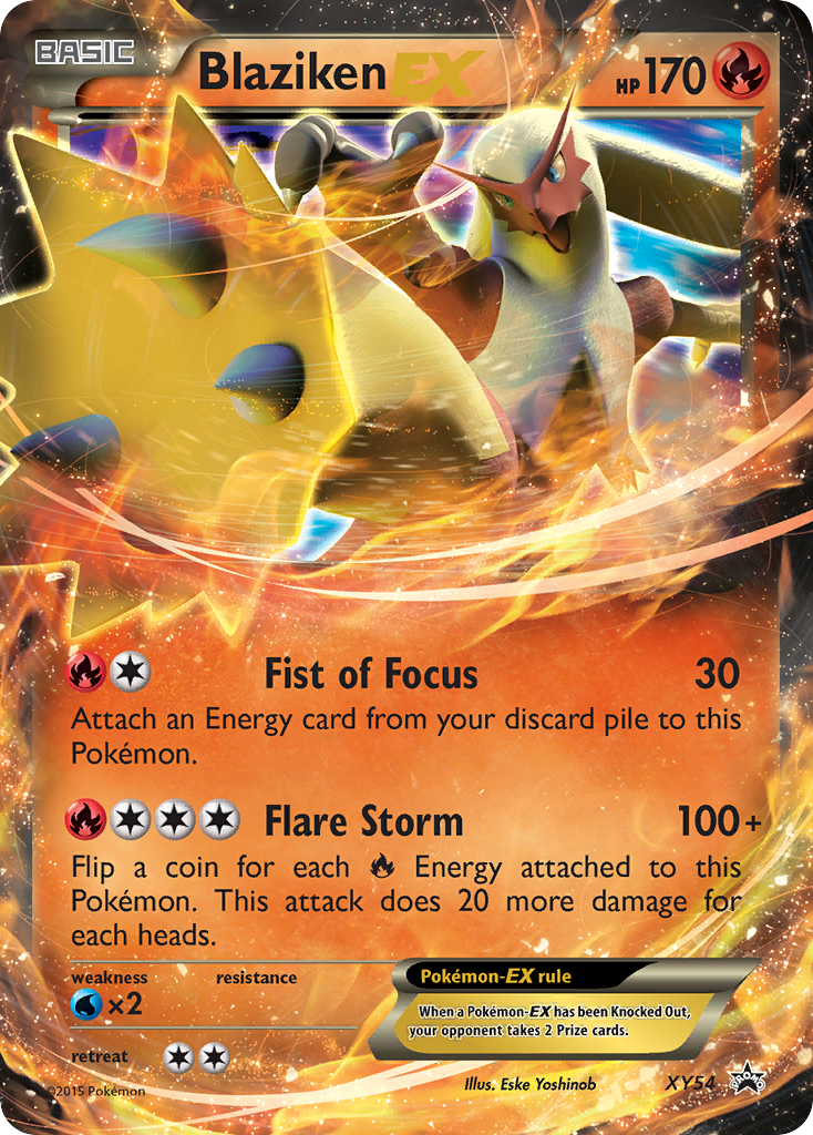 Blaziken EX (XY54) [XY: Black Star Promos] | Tables and Towers