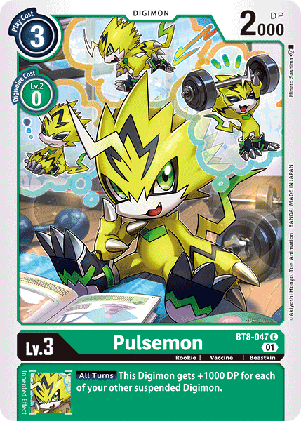 Pulsemon [BT8-047] [New Awakening] | Tables and Towers