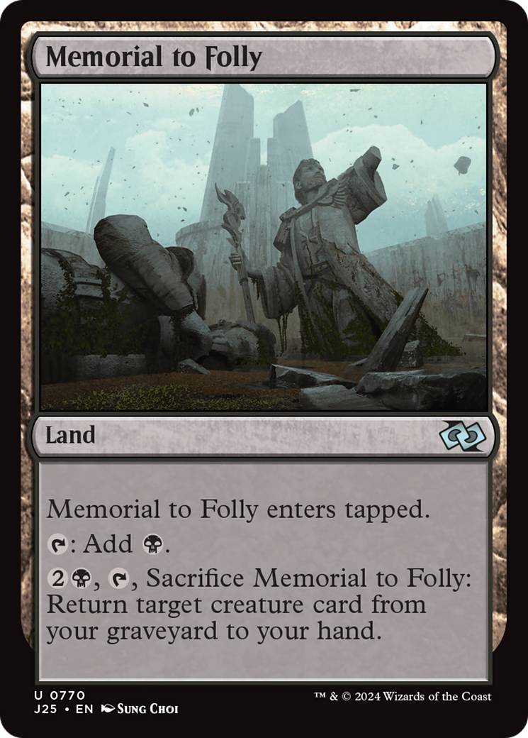 Memorial to Folly [Foundations Jumpstart] | Tables and Towers