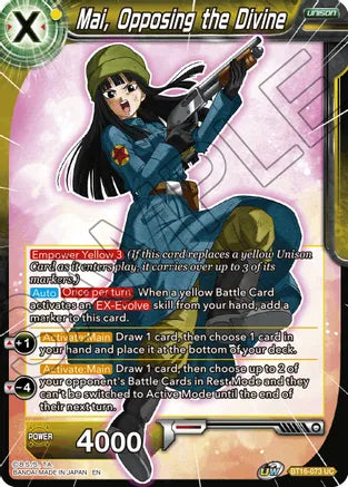 Mai, Opposing the Divine (BT16-073) [Realm of the Gods] | Tables and Towers