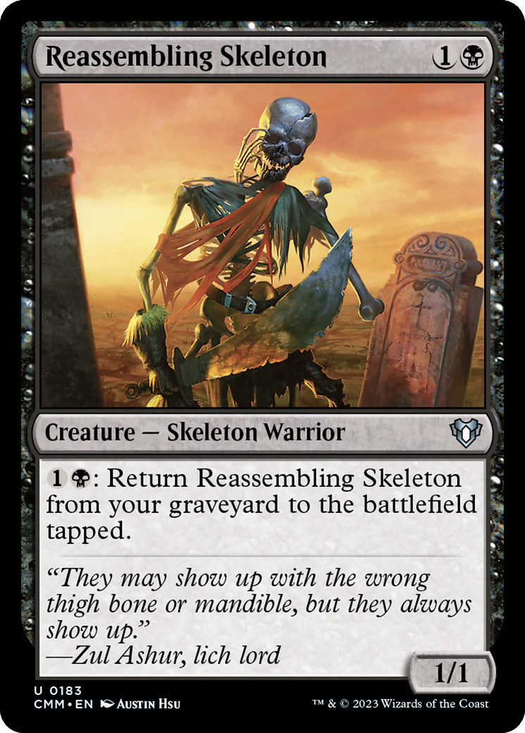 Reassembling Skeleton [Commander Masters] | Tables and Towers