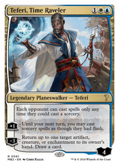 Teferi, Time Raveler (White Border) [Mystery Booster 2] | Tables and Towers