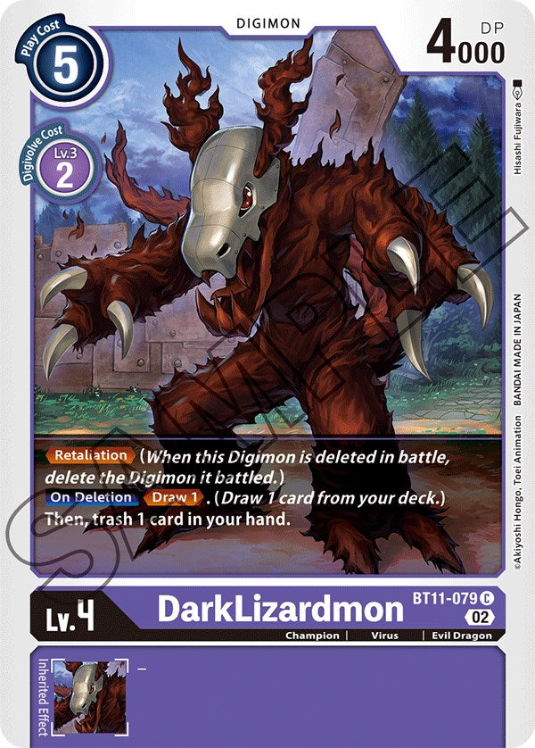 DarkLizardmon [BT11-079] [Dimensional Phase] | Tables and Towers