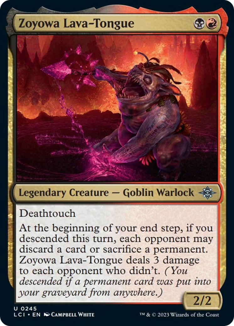 Zoyowa Lava-Tongue [The Lost Caverns of Ixalan] | Tables and Towers