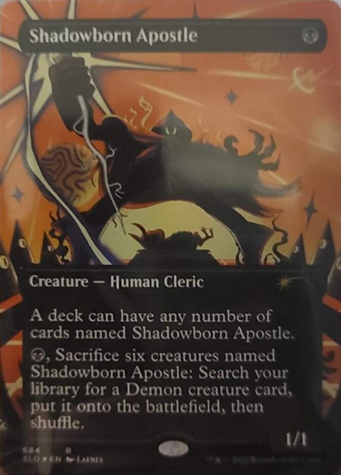 Shadowborn Apostle (Borderless) (684) [Secret Lair Drop Promos] | Tables and Towers