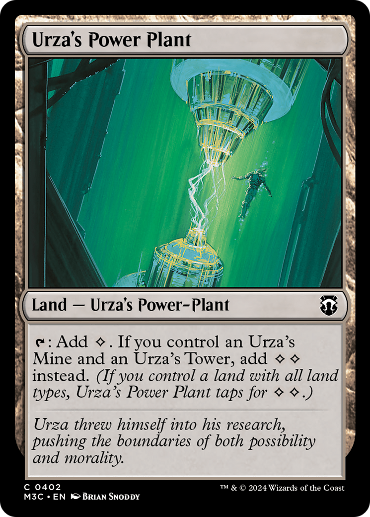 Urza's Power Plant (Ripple Foil) [Modern Horizons 3 Commander] | Tables and Towers