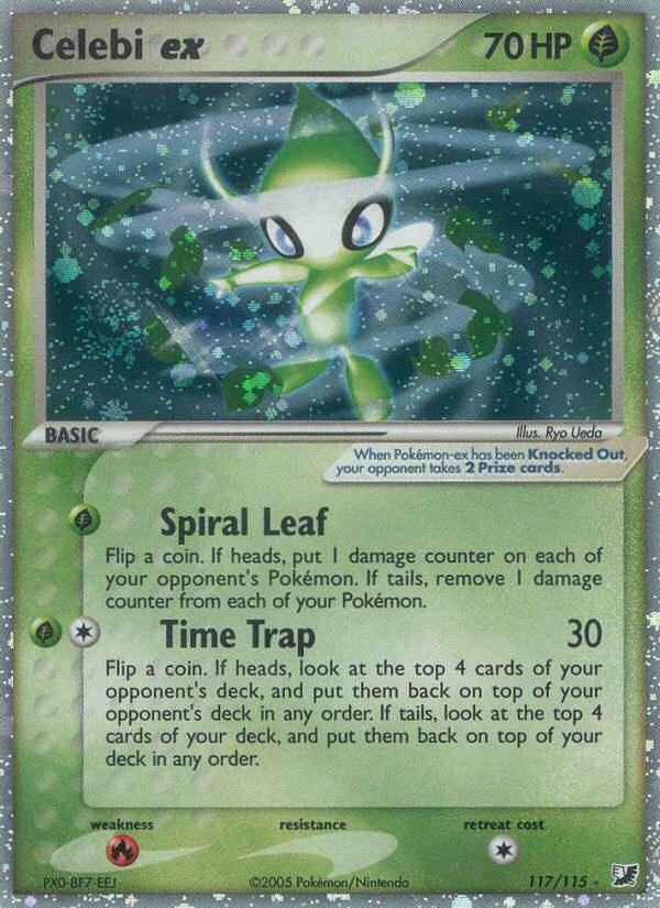 Celebi ex (117/115) [EX: Unseen Forces] | Tables and Towers