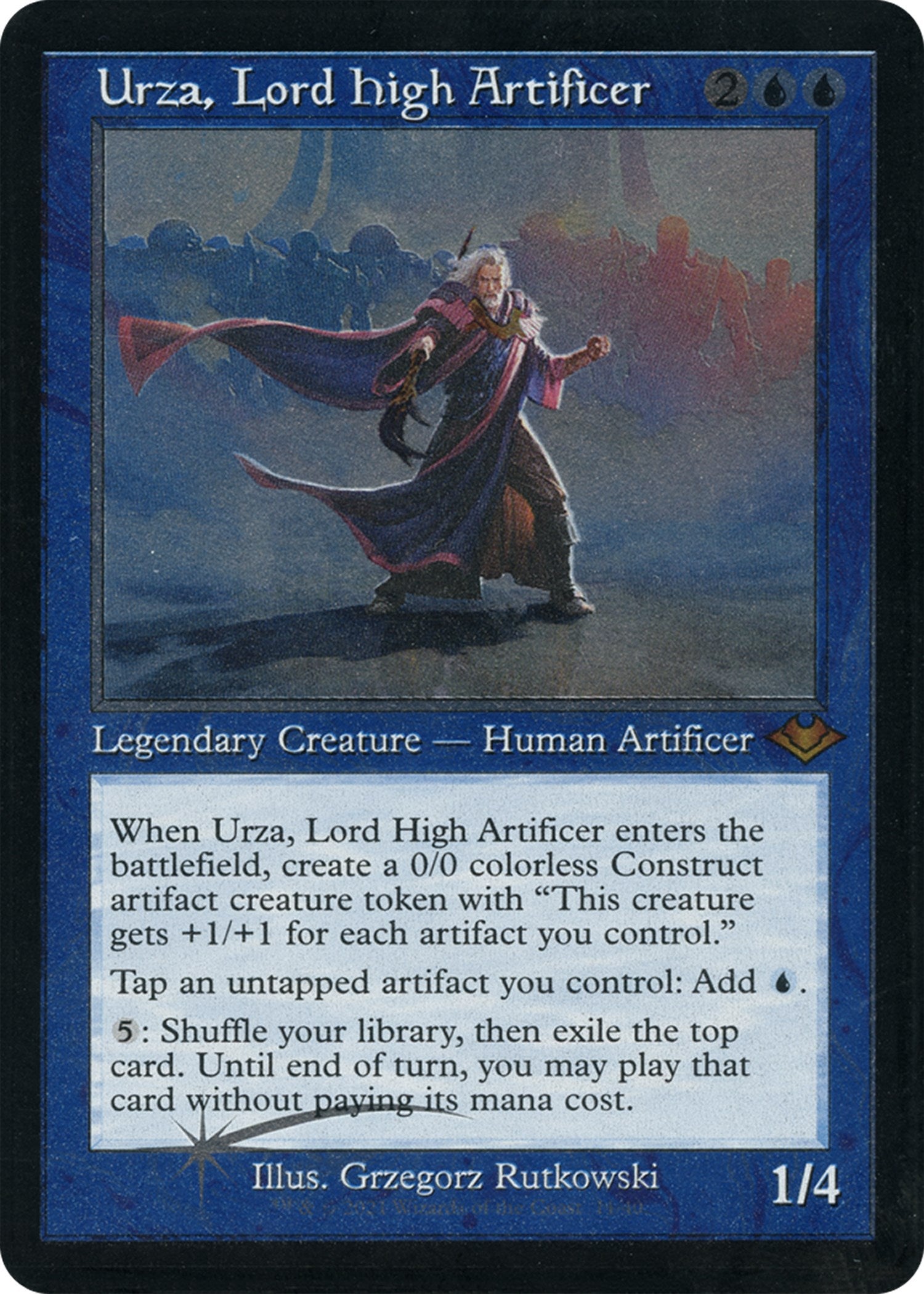 Urza, Lord High Artificer (Retro Foil Etched) [Modern Horizons] | Tables and Towers