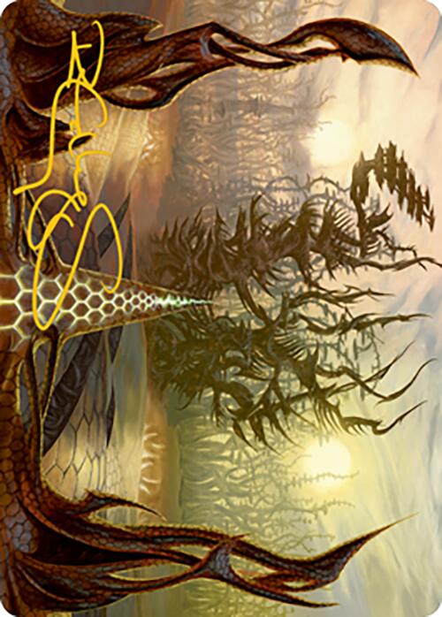 Thornglint Bridge Art Card (Gold-Stamped Signature) [Modern Horizons 2 Art Series] | Tables and Towers