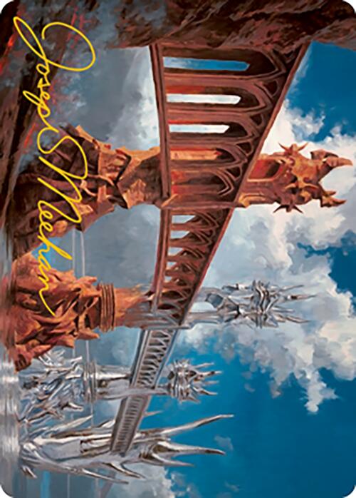 Silverbluff Bridge Art Card (Gold-Stamped Signature) [Modern Horizons 2 Art Series] | Tables and Towers