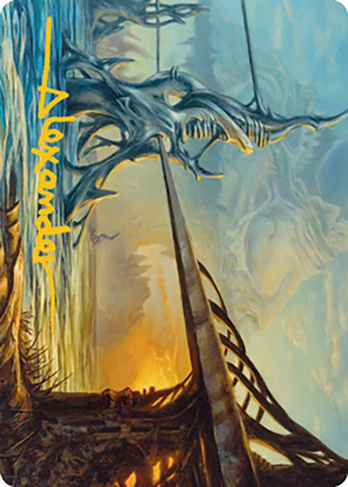 Razortide Bridge Art Card (Gold-Stamped Signature) [Modern Horizons 2 Art Series] | Tables and Towers