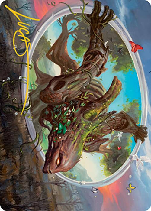 Gaea's Will Art Card (Gold-Stamped Signature) [Modern Horizons 2 Art Series] | Tables and Towers