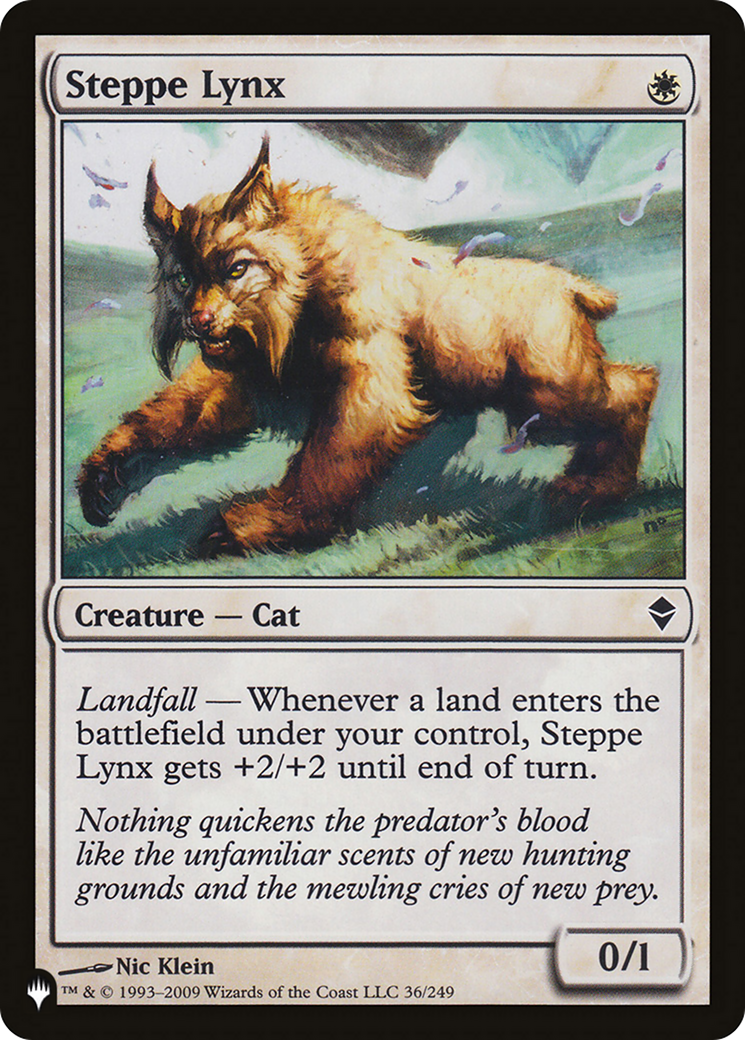 Steppe Lynx [The List Reprints] | Tables and Towers