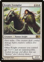 Knight Exemplar (Magic 2011) [The List] | Tables and Towers