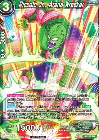 Piccolo Jr., Arena Wrecker (Power Booster: World Martial Arts Tournament) (P-152) [Promotion Cards] | Tables and Towers