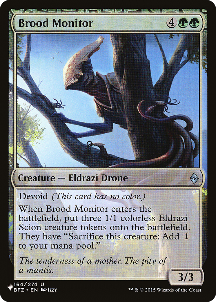 Brood Monitor [The List Reprints] | Tables and Towers