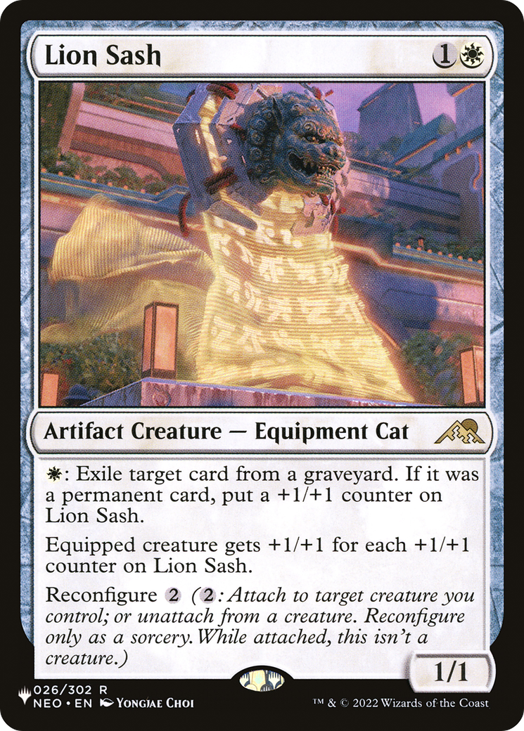 Lion Sash [The List] | Tables and Towers