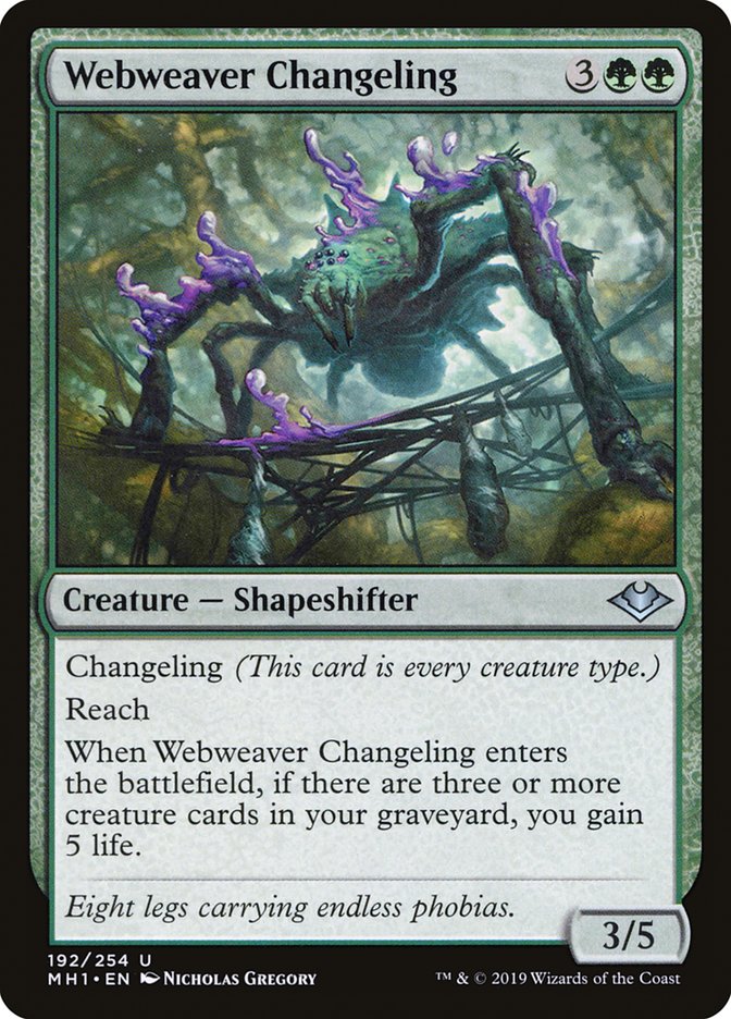 Webweaver Changeling [Modern Horizons] | Tables and Towers